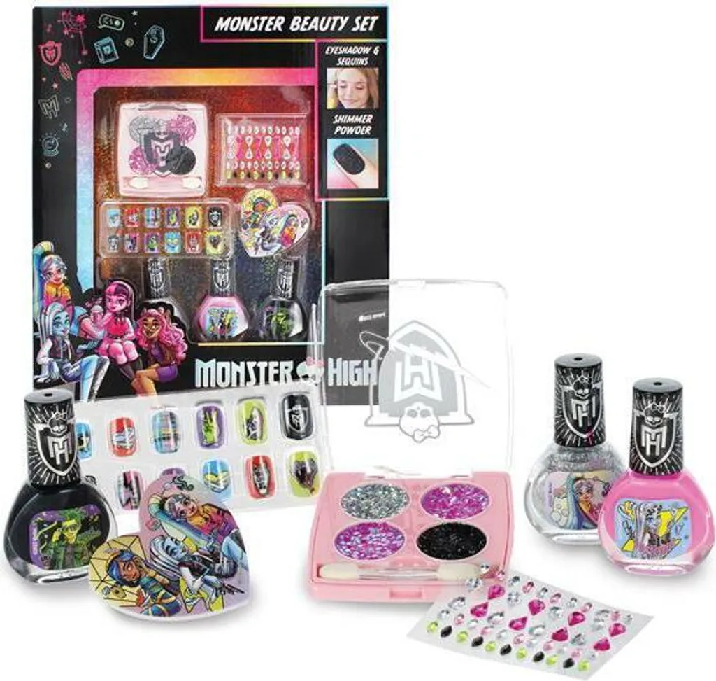 Coffret beauté Monster High 504896 - Maquillage créatif et accessoires