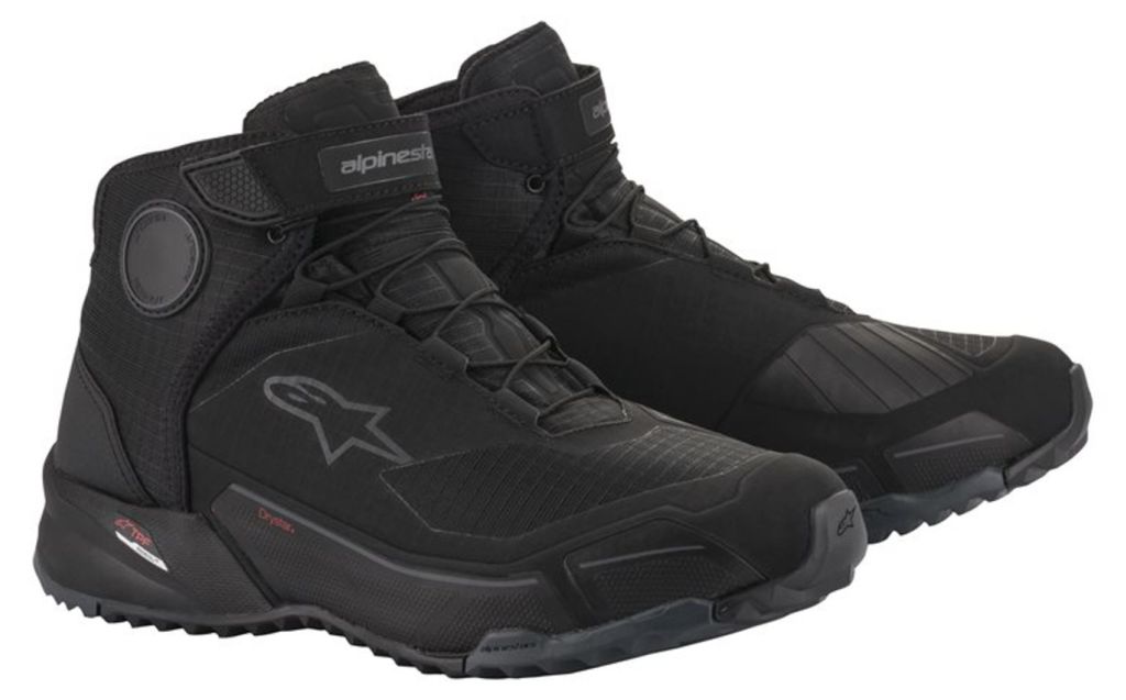 Alpinestars CR-X Drystar Riding Shoes Black/Black 45 Motorradstiefel
