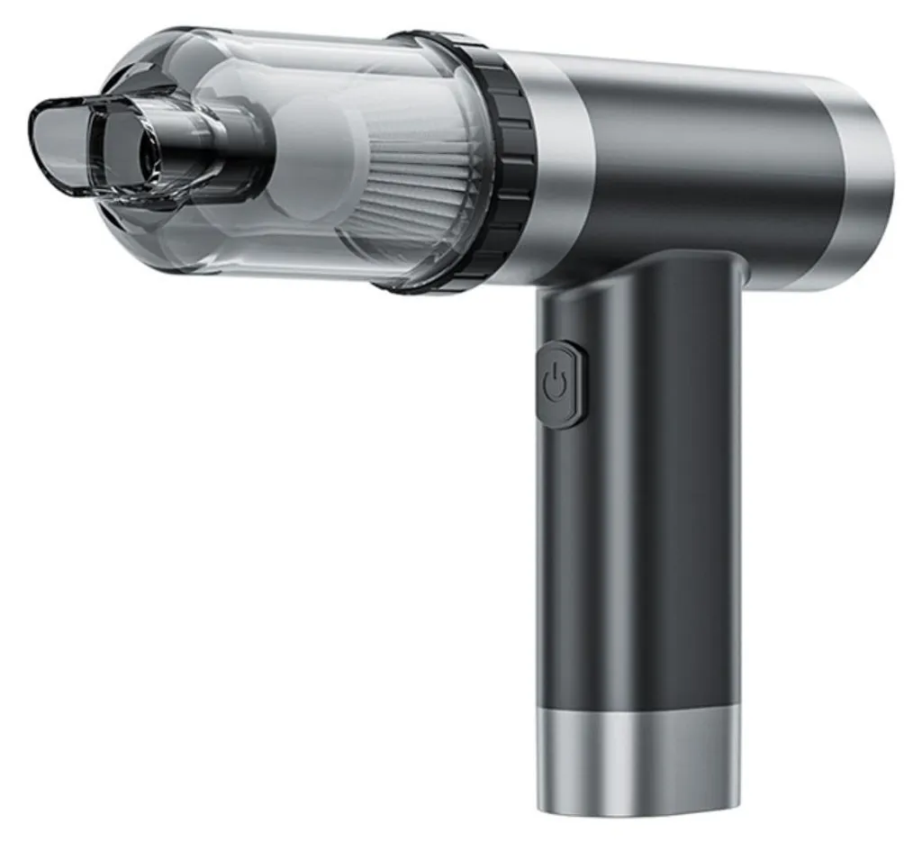INF Aspirateur sans fil 2-en-1 voiture ABS 12000Pa 80W format compact