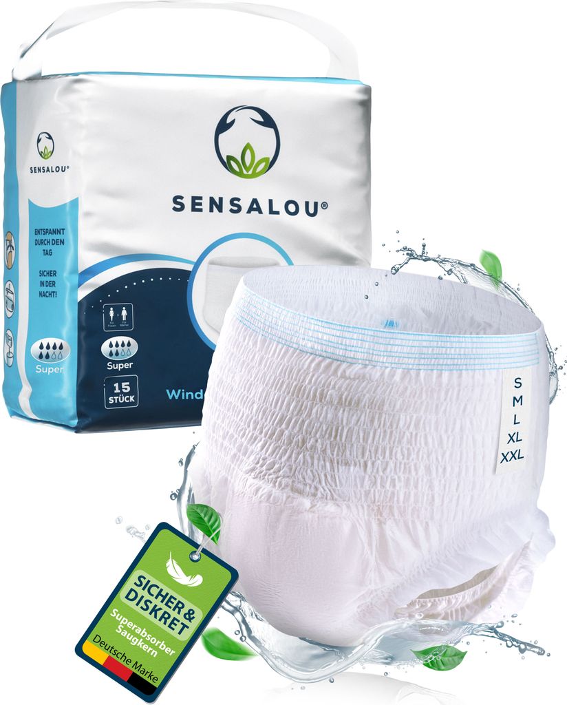 Sensalou Pants Super - Größe M - 15 Stück Produktbild 