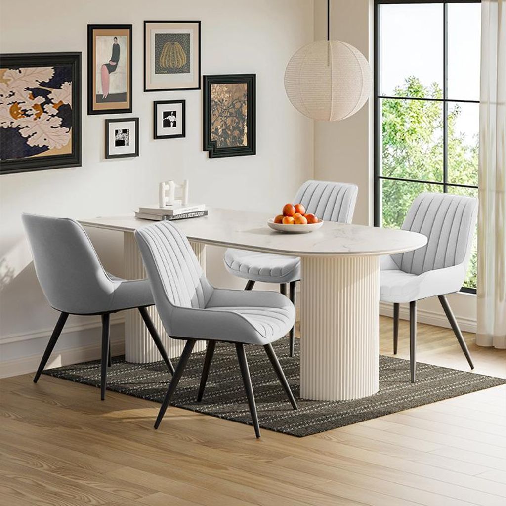 Hawthyhome Esszimmerstühle 4er Set bequeme Polsterstühle Produktbild 