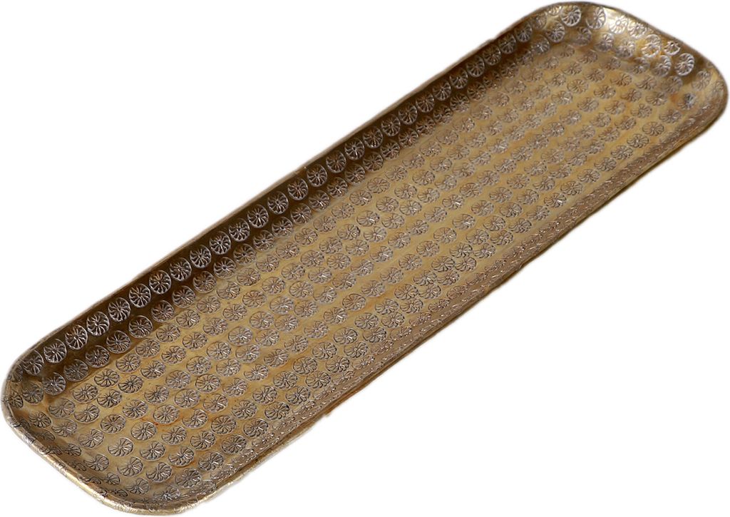 Vassoio decorativo orientale Vassoio da portata Jabar Gold Immagine del prodotto 