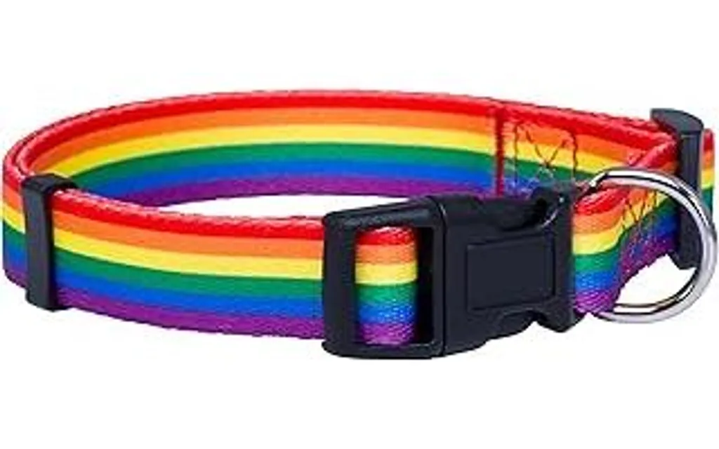 Native Pup Collare LGBTQ+ per Cani Medi - Resistente e Lavabile Pride - 1