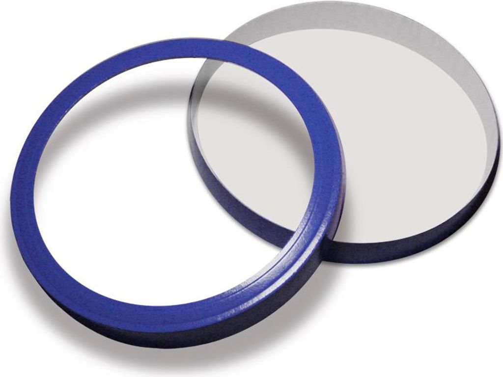 URSUS Laternendeckel &-Boden, Ø15,3cm, Dunkelblau, 1Paar