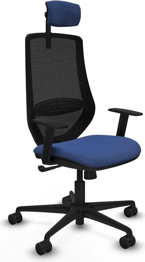 Fauteuil de bureau ergonomique bleu marine Piqueras y Crespo
