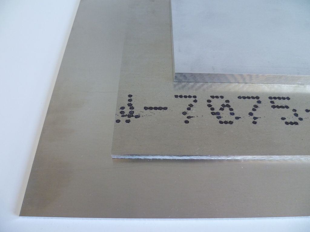 B&T Metall Aluminium Blech-Zuschnitt hochfest 7075, blank gewalzt natur | 4,0mm stark | Größe 30 x 35 cm (300 x 350 mm)