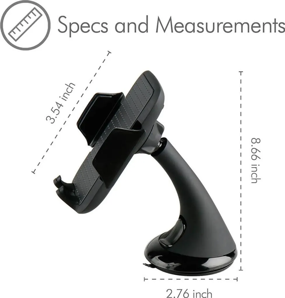 Support ventouse DESIRE2 orientable à 360° - Fixation robuste voiture - 3