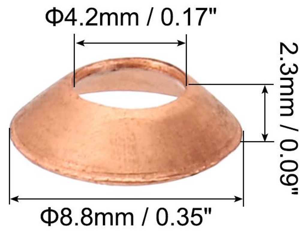 Flanschdichtung, 30 Stš¹ck passend fš¹r 1/4" Rohrgr??e 45 Grad Kupferflanschrohrverschraubungen fš¹r Klimaanlagen- und K?lteanlagenzubeh?r