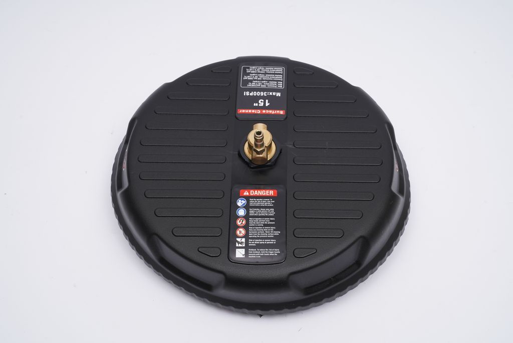 Oberflächenreiniger Terrassenreiniger Für Hochdruckreiniger Universal W/ 2pcs Verlängerungsstäbe 1/4" Auto-Schaum-Reiniger für Terrassendielen...