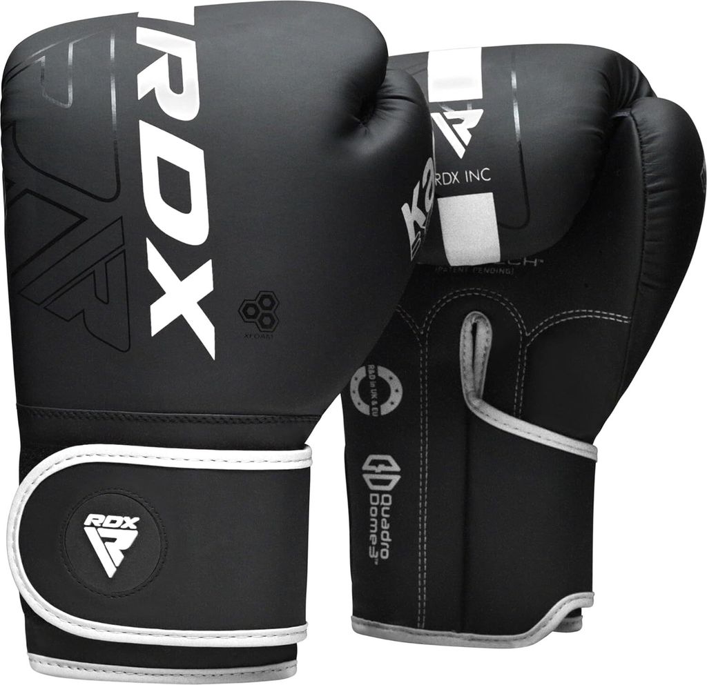 RDX Boxhandschuhe, Muay Thai Kickboxing Sparring, Maya Hide Leder KARA Boxhandschuhe Männer Frauen, Boxsack Handschuhe, Kickboxing Handschuhe MMA ...