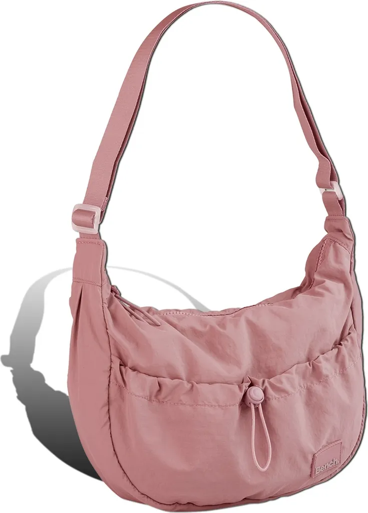 Sac rose Bench Nylon washed D2OTI311A - Sacoche bandoulière vintage