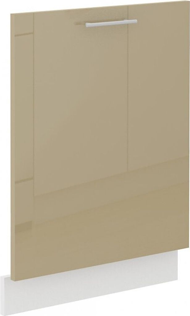 Tür für Einbau-Geschirrspüler LAJLA – 713x596 cm, Cappuccino / weiß