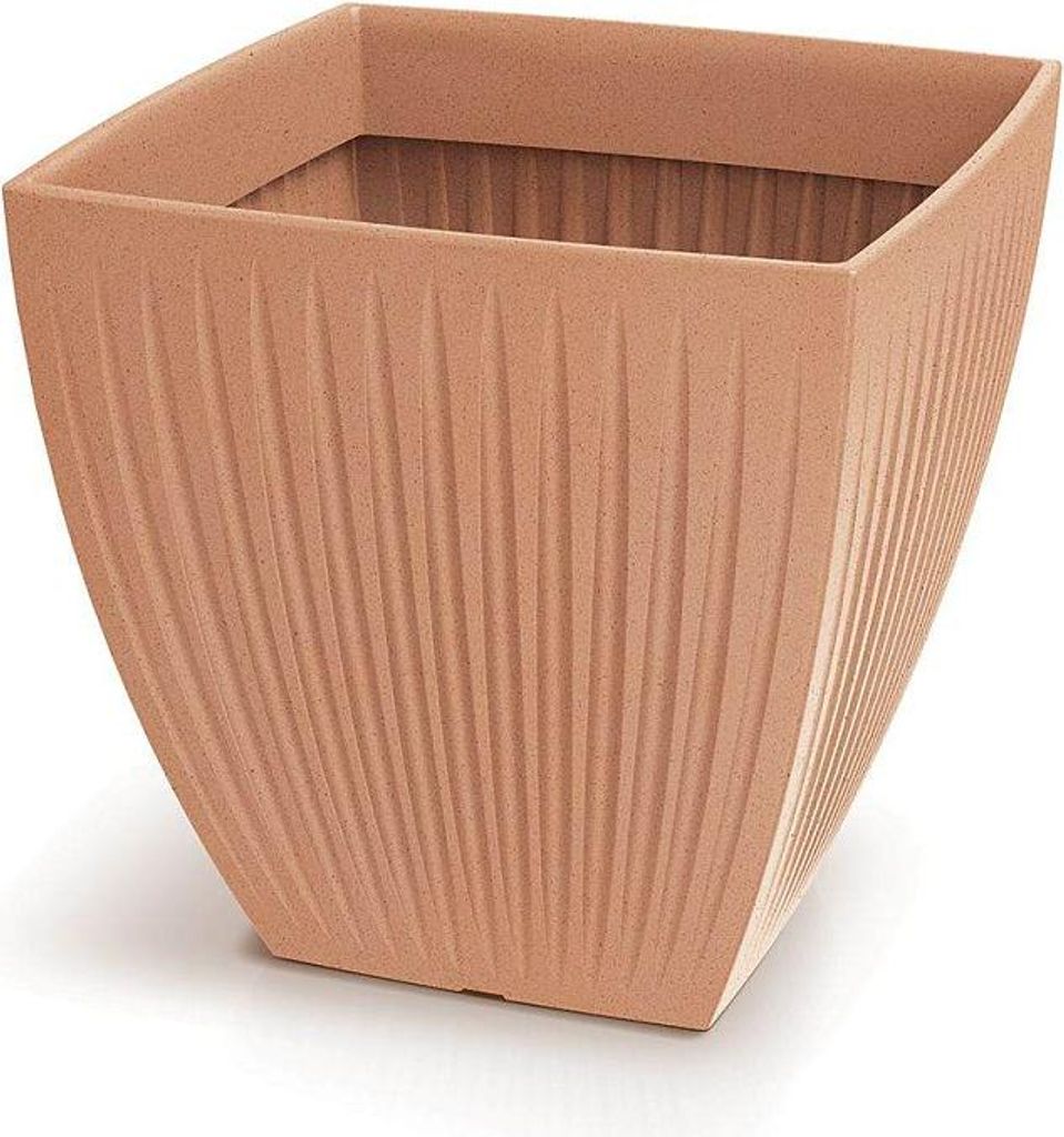 Blumentopf LATIA SQUARE MIDL 60 cm - Farbe: Terrakotta