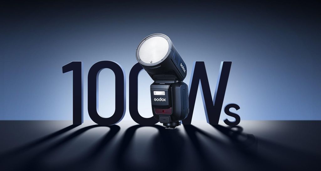 Godox V100 RoundHead Flash für Canon