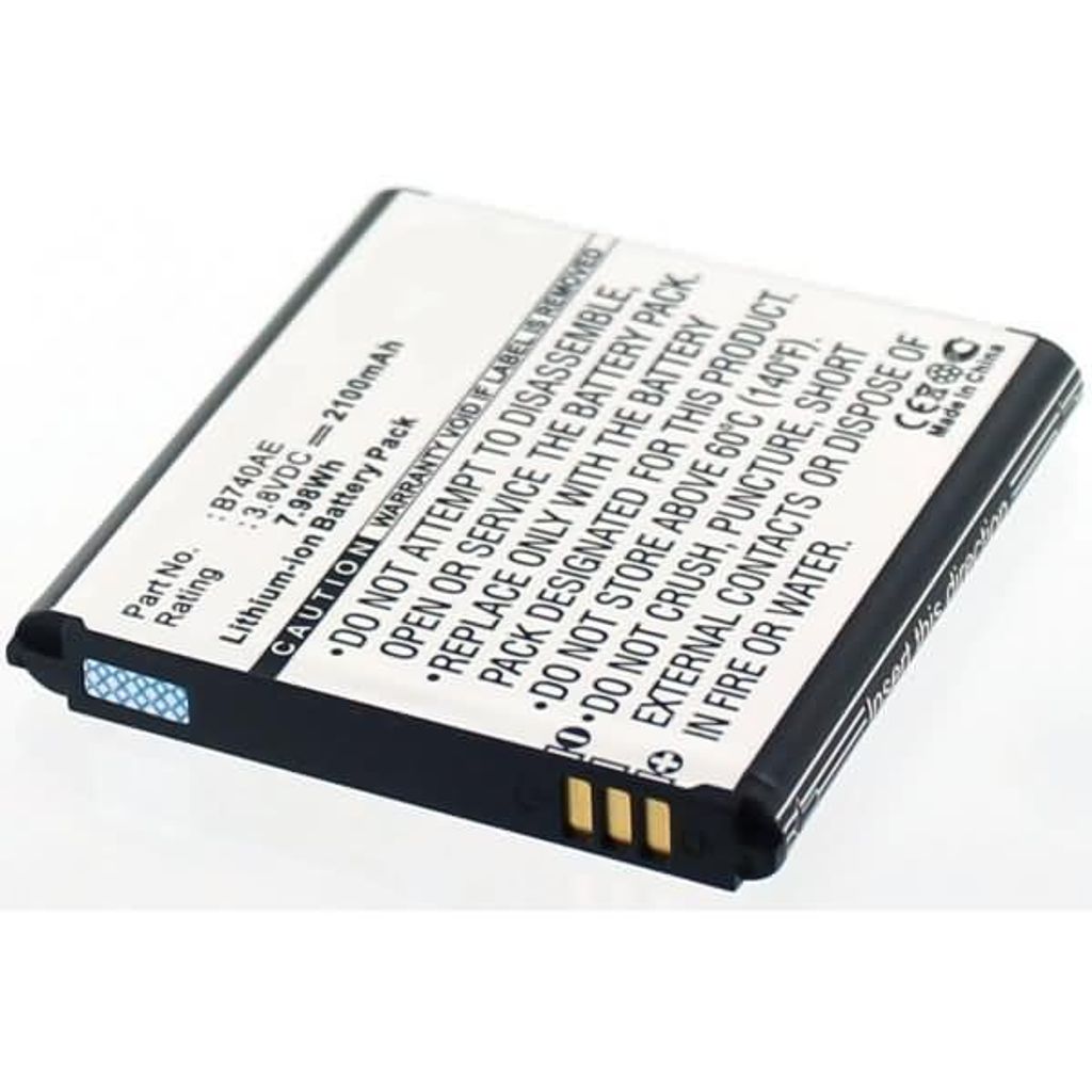 Akku für Samsung NX3300 Li-Ion 3,8 Volt 2100 mAh schwarz.