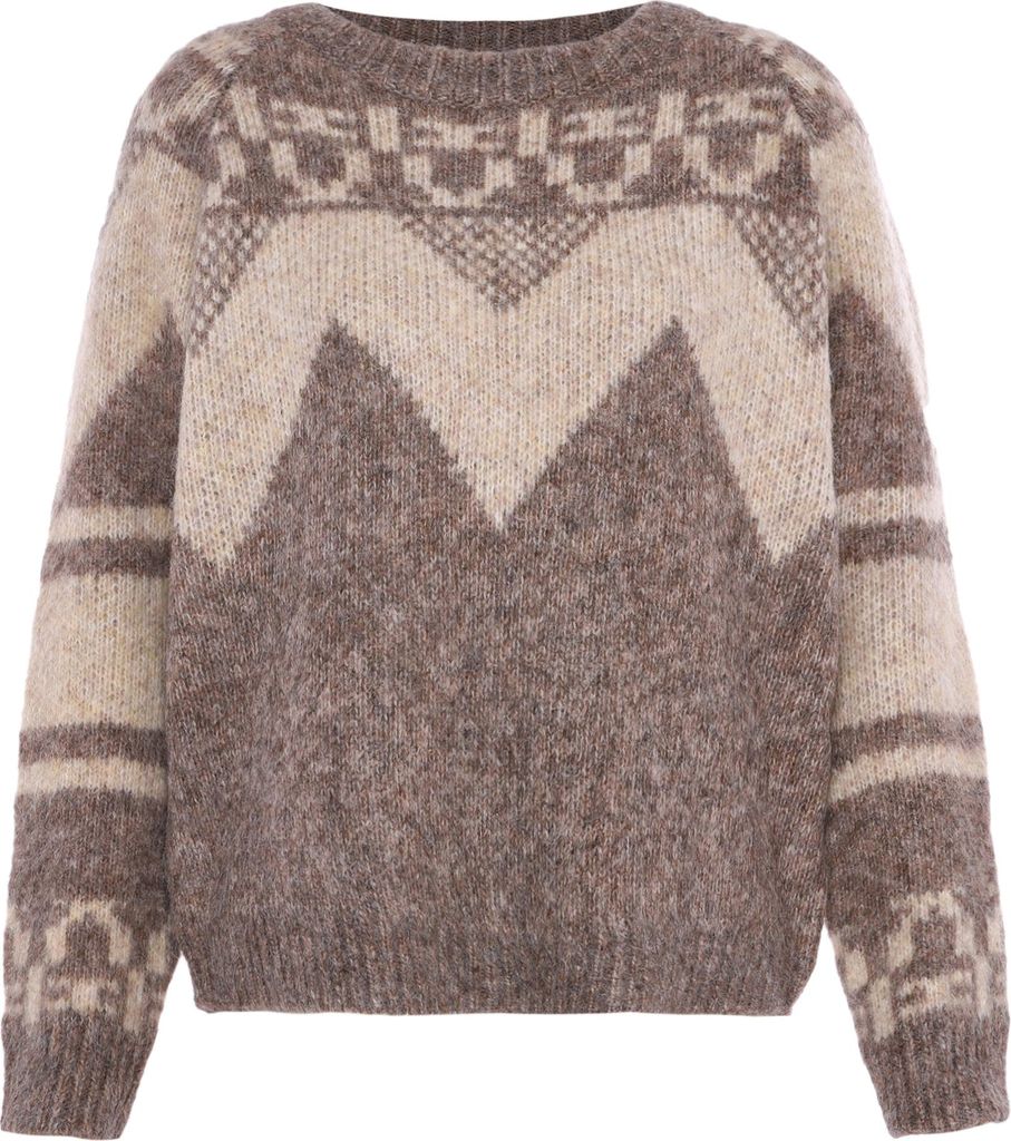 Jalene damen pullover - hellbraun, M/L
