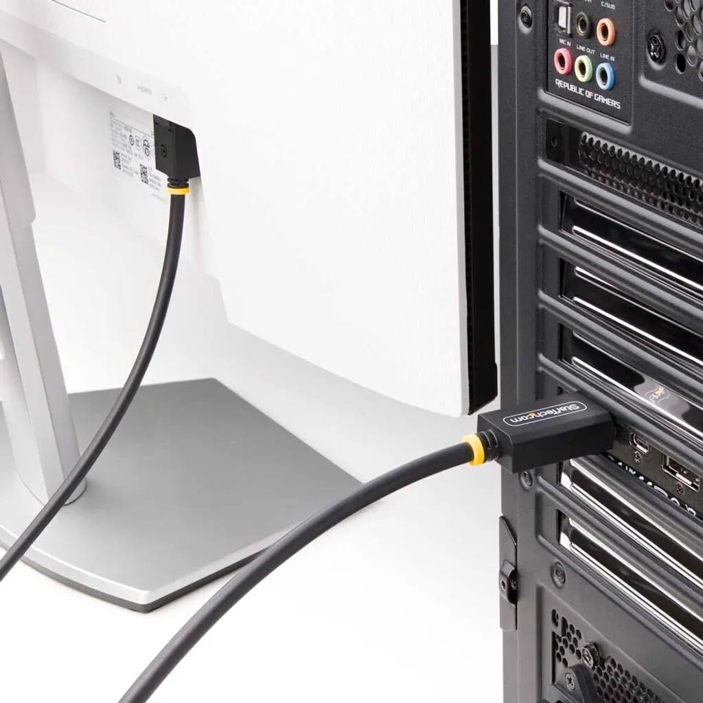 Câble DisplayPort 2.1 StarTech.com 1m DP80 Certifié VESA 80Gbps Noir