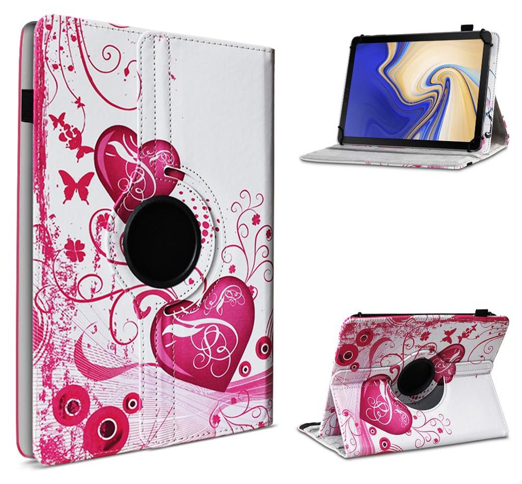Tablet Tasche für Samsung Galaxy Tab S4 10.5 Hülle Schutzhülle Case 360° DrehbarFarben:Motiv 7
