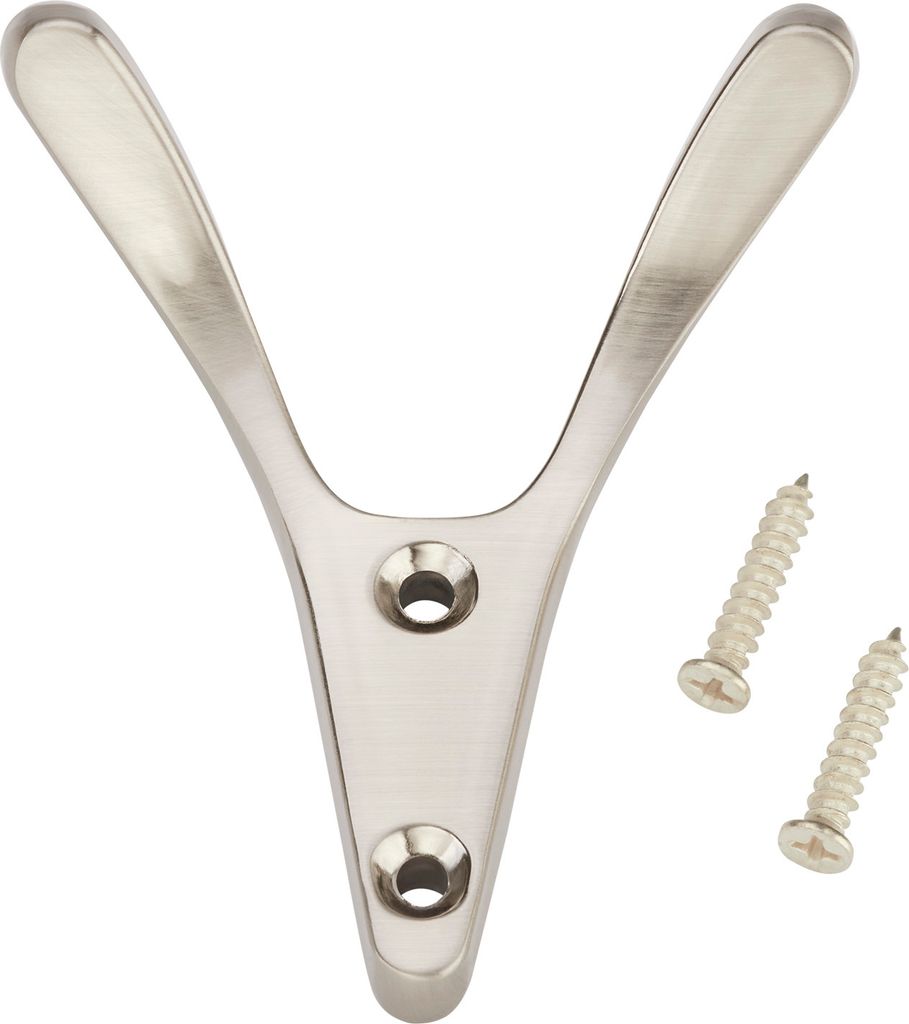 SOTECH Kleiderhaken VOLTA Edelstahloptik 77 x 68 x 30 mm