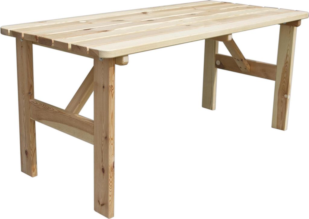 Tavolo da giardino in legno VIKING NATURAL - 150 cm Immagine del prodotto 