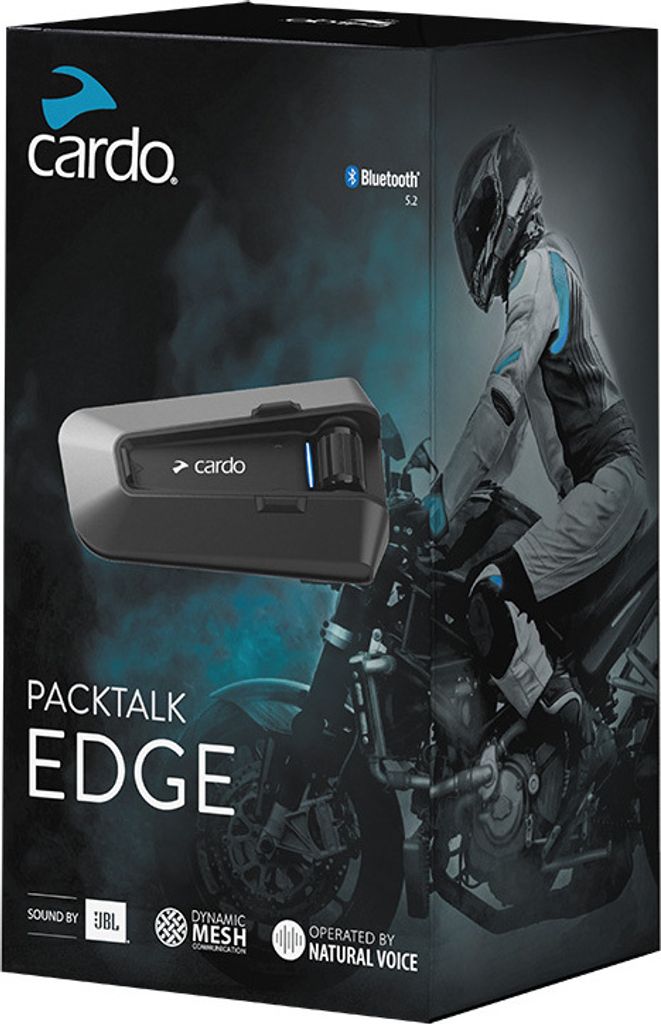 Pojedynczy zestaw systemu komunikacyjnego Cardo Packtalk Zdjęcie produktu 