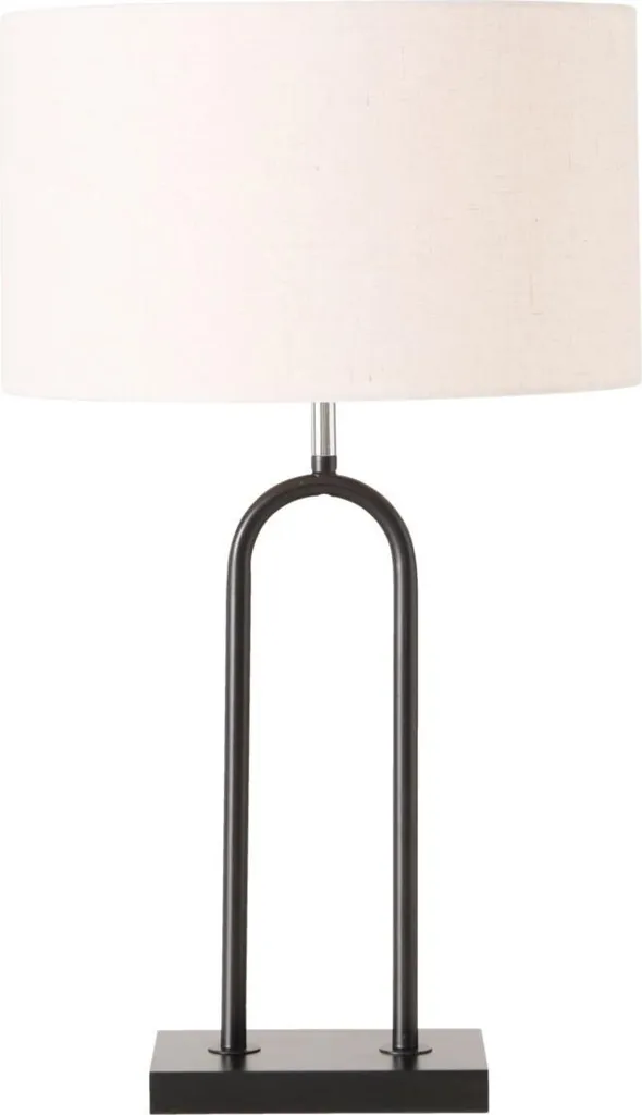 Lampe de table MEDLEY 65 cm avec structure métallique design moderne