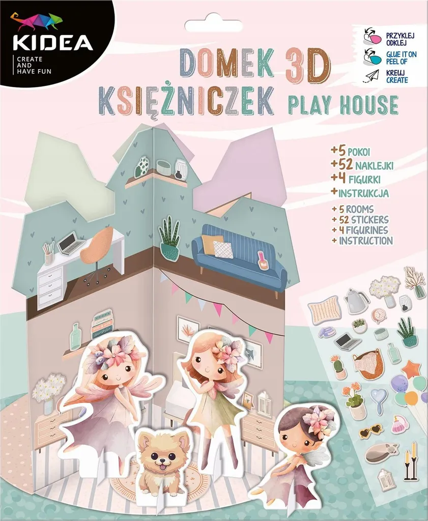 Puzzle 3D Château de Princesse KIDEA - Maquette Éducative à Assembler