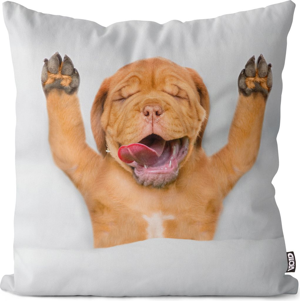 VOID Mastiff Welpe Hund Rasse Kissenbezug Kissenhülle Polyester wasserfest Outdoor Indoor