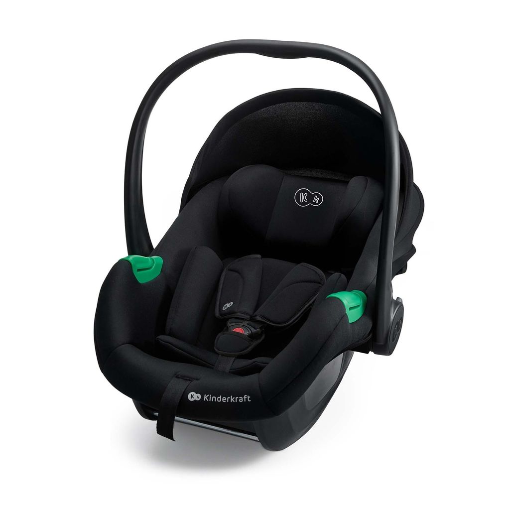 Kinderkraft MINK PRO 2 i-Size Babyschale, Autositz 40–87 cm, R129, SPS+, ISOFIX, H-GUARD+, EASY GROW, kompatibel mit MINK FX 2, Schwarz