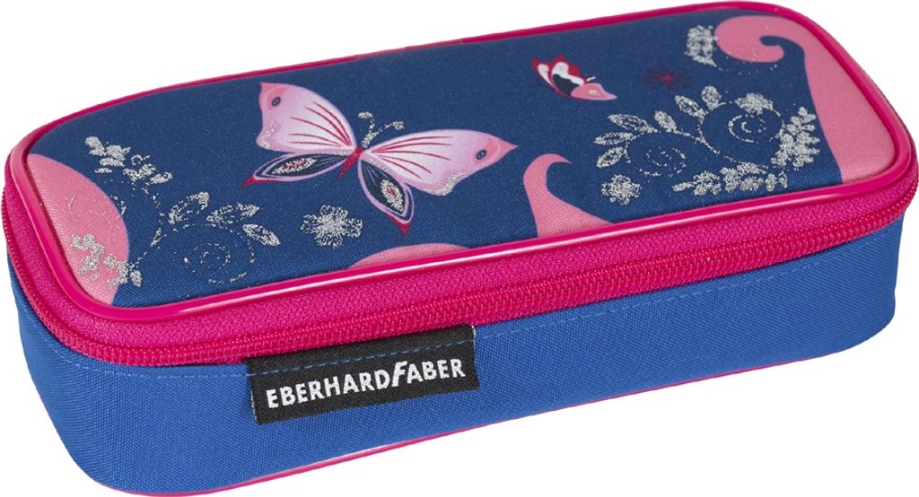 EBERHARD FABER Schlamper-Etui Schmetterling pink/blau Produktbild 