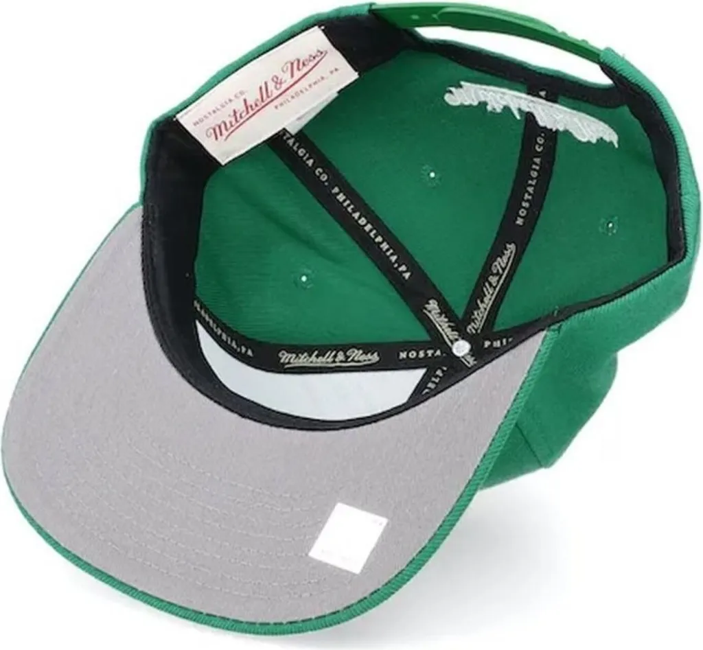 Bonnet à revers Boston Celtics Mitchell & Ness - Accessoire NBA Vert