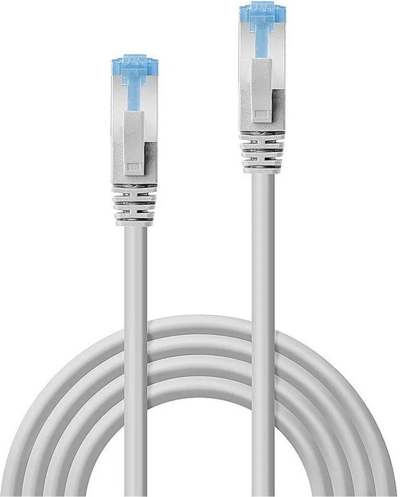 Cavo Ethernet Lindy Cat 6a UTP 1m Grigio LSZH | Patch RJ45 10Gbps