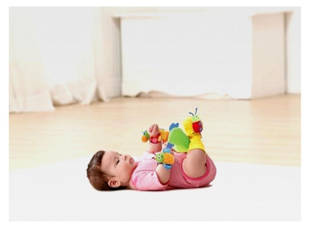 Baby Rasselspielzeug Set für Babys, Fußfinder Spielzeug mit sensorischer Stimulation, geeignet für Jungen und Mädchen von 0 bis 6 Monaten, Desi...