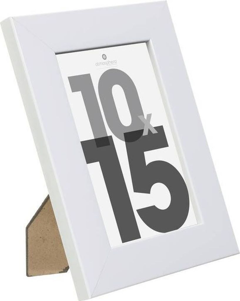 Fotorahmen "lise" weiß 10x15cm - Atmosphera créateur d'intérieur