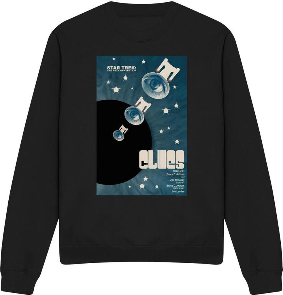 Star Trek - "The Next Generation Season 4 Episode 14" Sweatshirt für Herren/Damen Uni TV11845 (L) (Schwarz)