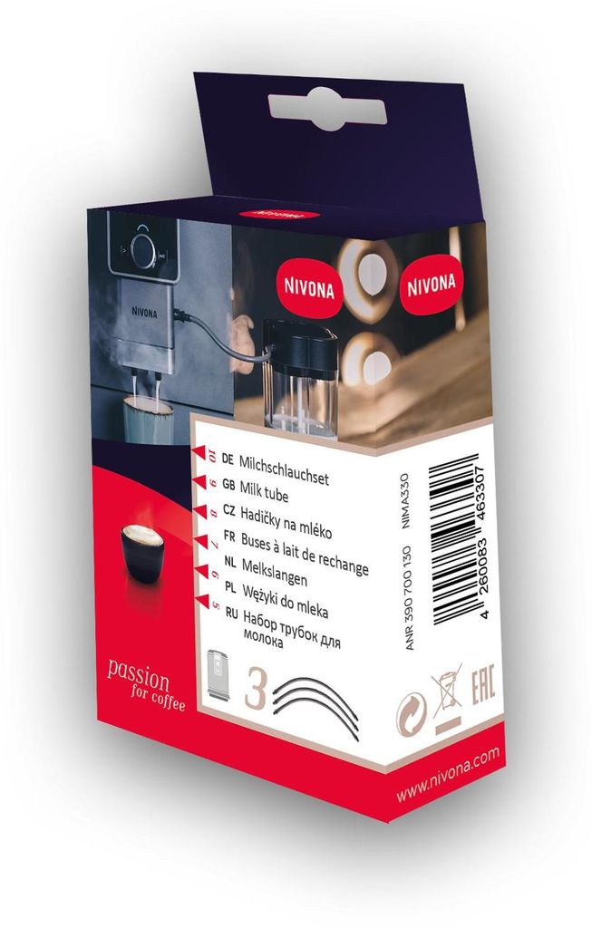 Nivona NIMA 330 Milchschlauch Set - 3 Stück für Produktbild 