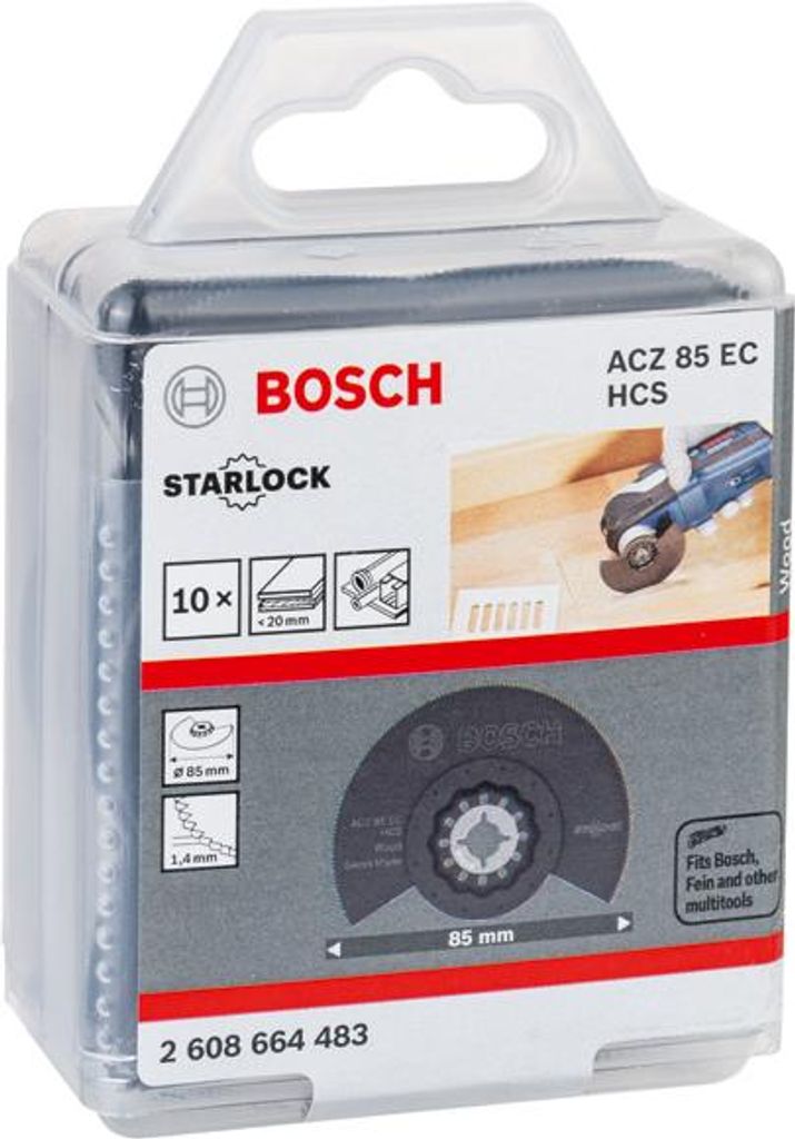 HCS Segmentsägeblatt ACZ 85 EC Wood, 85 mm, 10er-Pack Produktbild 