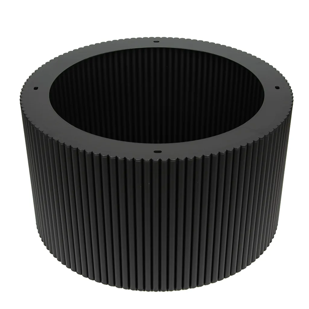 Piètement de table central rond 60cm en métal noir mat style loft chic - 6