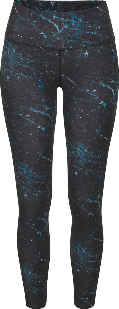 LASCANA ACTIVE Leggings schwarz, blau Größe XL