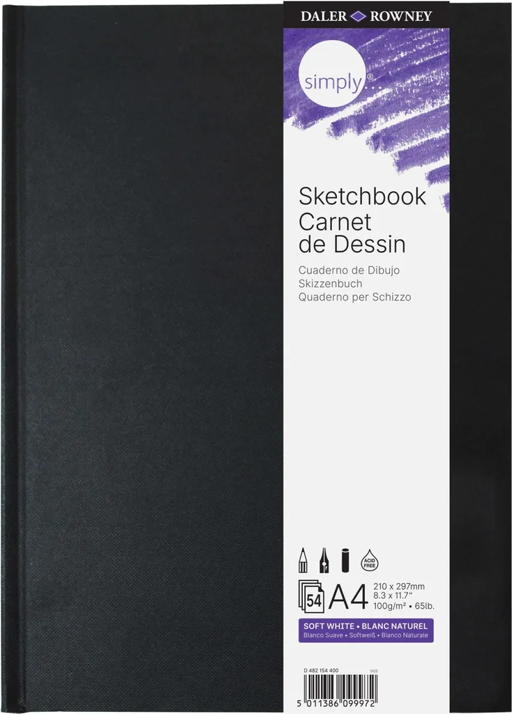 Recensione Daler-Rowney D482154400: Lo Sketchbook A4 da 100g Definitivo?