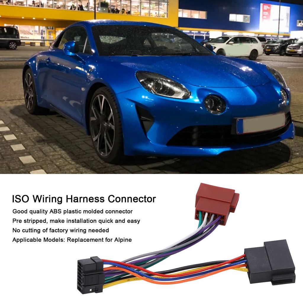 16-polig Auf ISO Kabelbaum Adapter Für Kenwood Autoradios - Einfache Installation & Perfekte Audioübertragung