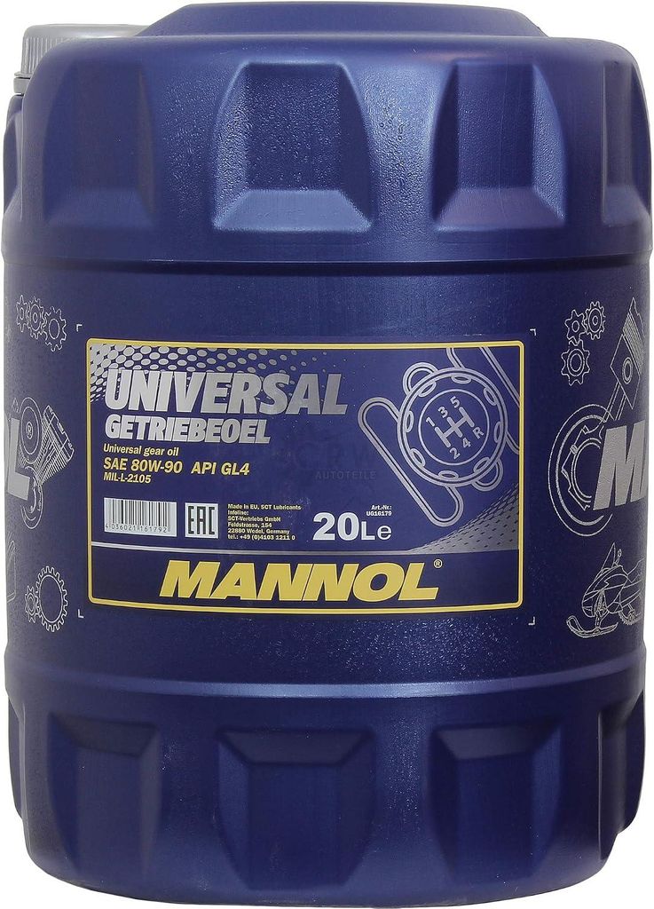 MANNOL Universal Getriebeöl 80W-90 API GL-4 Produktbild 