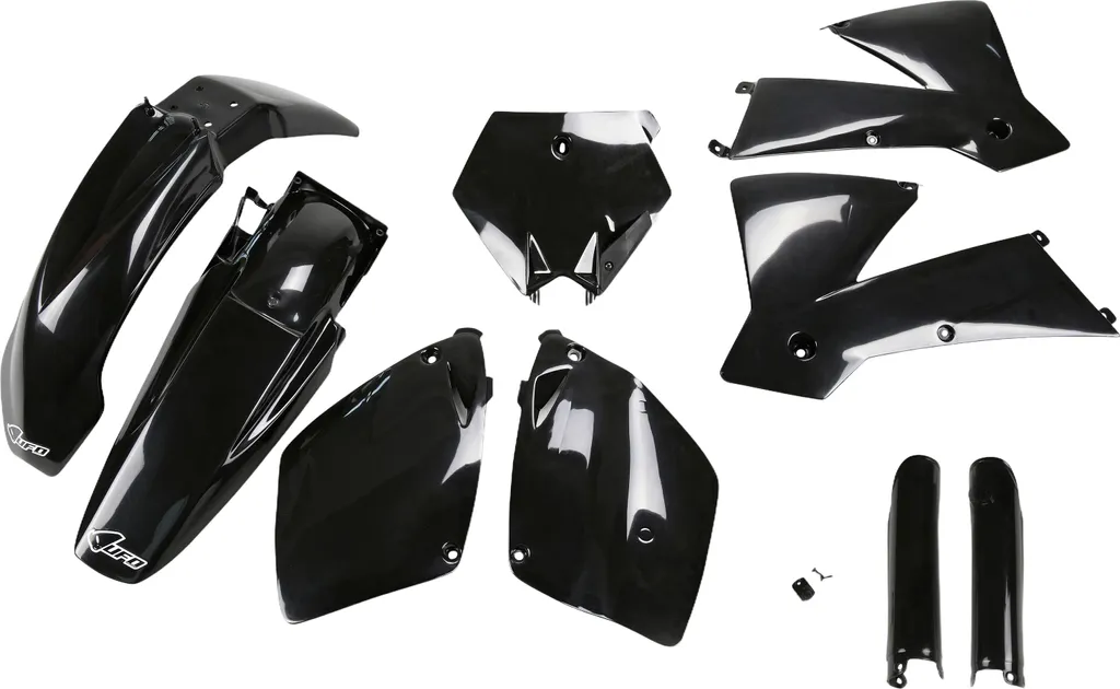 Réparer Carénage Cassé KTM SX 2003 avec Kit UFO Plast Noir 9 Pièces