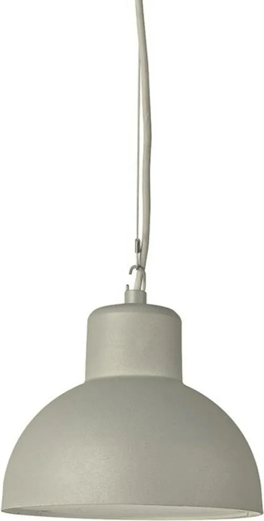 Luminaire BERO IP44 avec Diffuseur Opale Gris Sable ACA Lighting E27