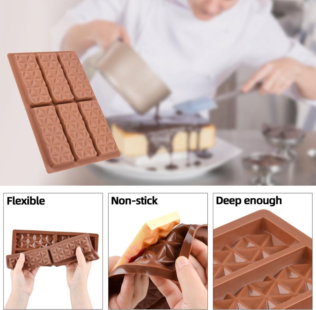 Schokoladenform Silikon Schokoladentafel Form Produktbild 6