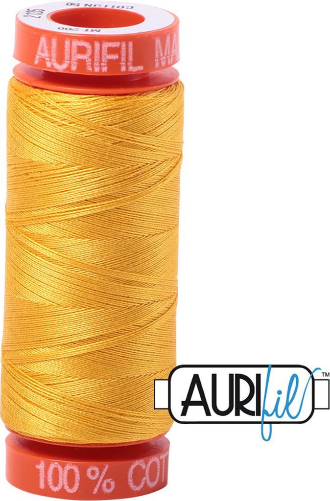 AURIfil Nähgarn MK50WT 1300m, 100% CO : 2135 Yellow AURIfil: 2135 Yellow