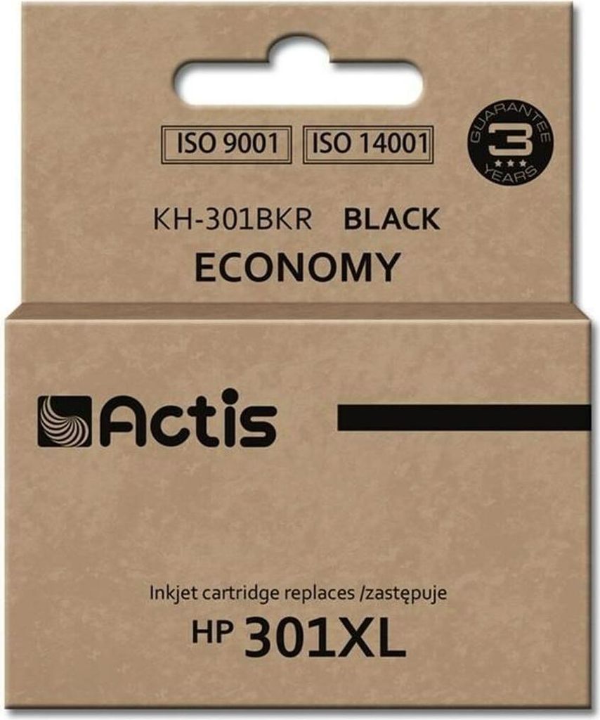 Actis KH-301BKR ink for HP printer; HP 301XL CH563EE replacement; Standard; 20 ml; black