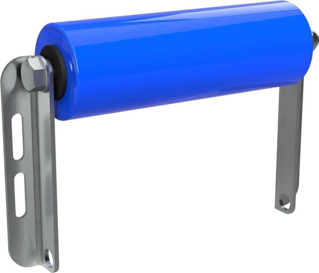 Polyurethan Seitenrolle mit Halter C Sliprolle Bootstrailer Produktbild 