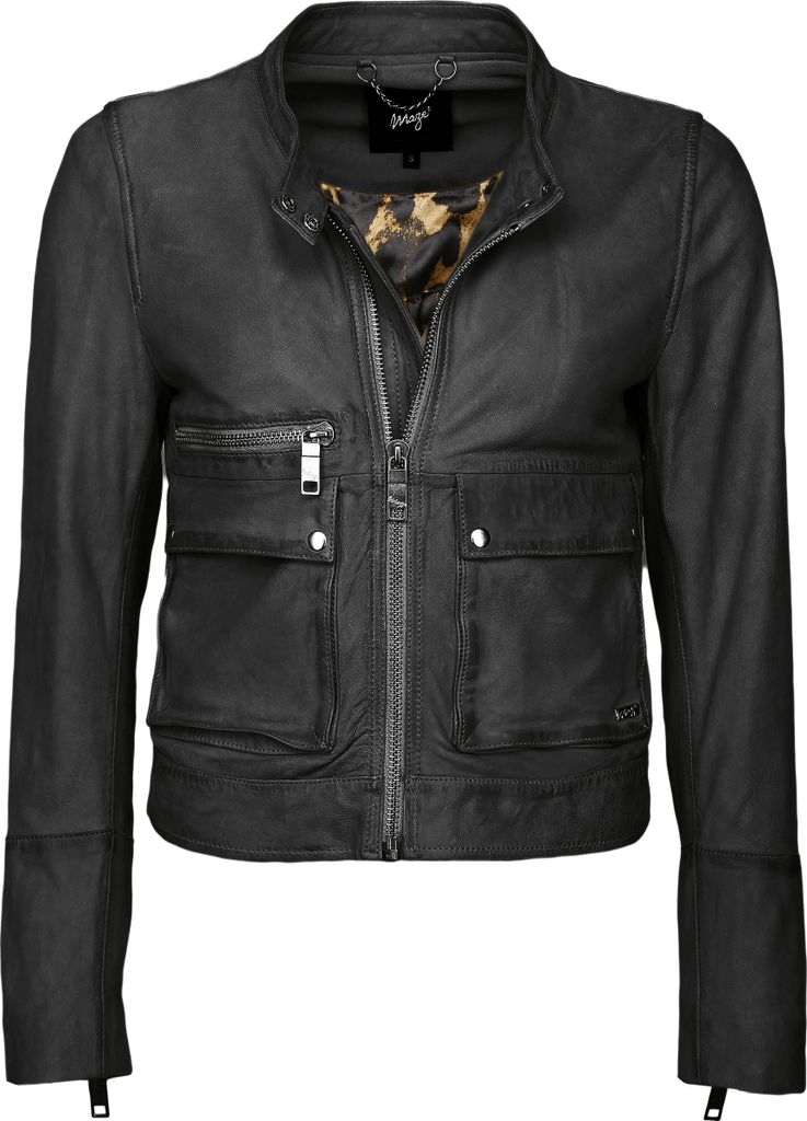 Maze Lederjacke Hamill Damen black L
