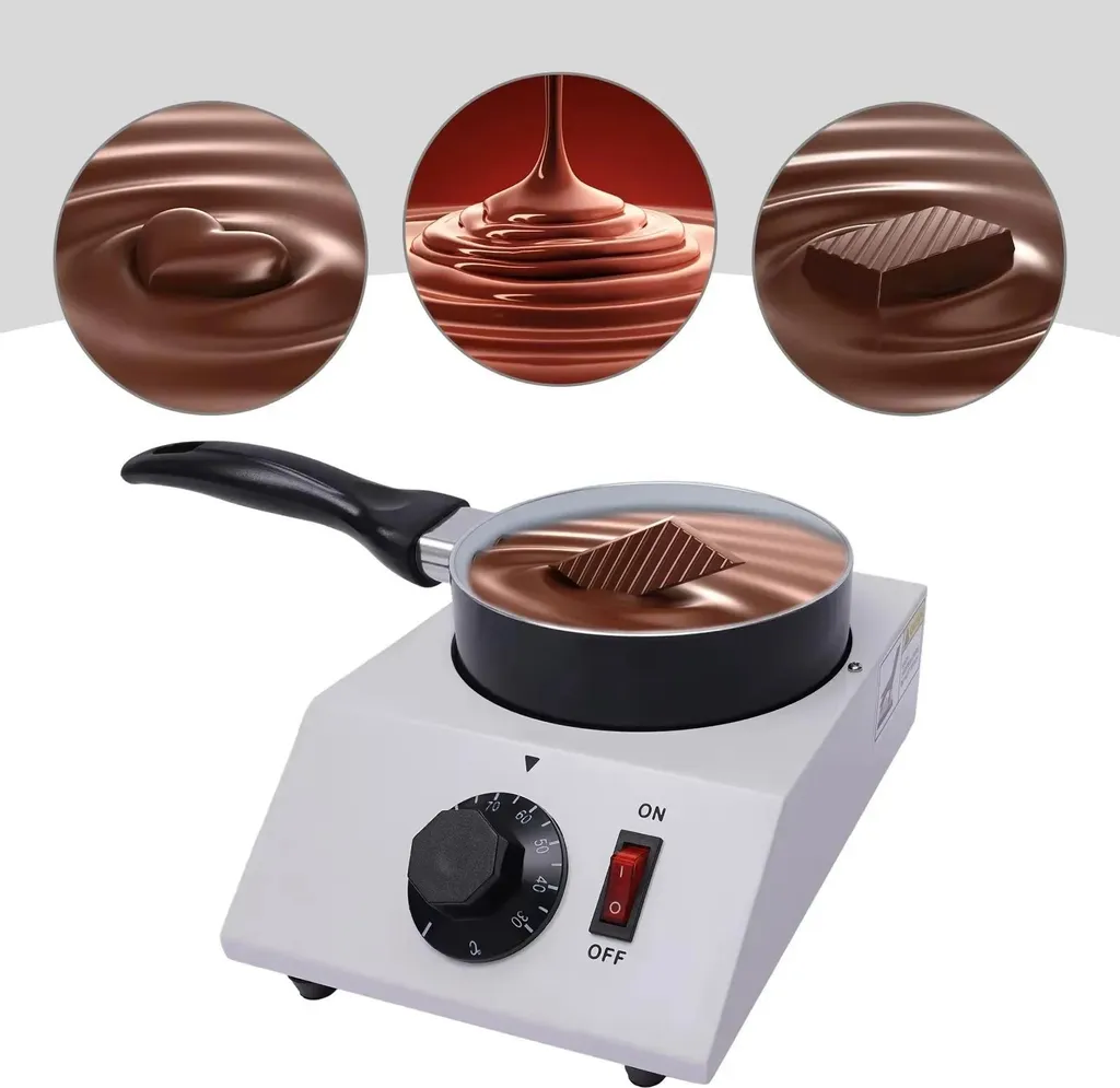 Machine à tempérer le chocolat 30-85°C - Chauffe douce 40W cuve noire